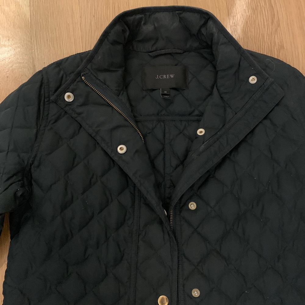Jcrew quilted barn style jacket - Picture 4 of 6